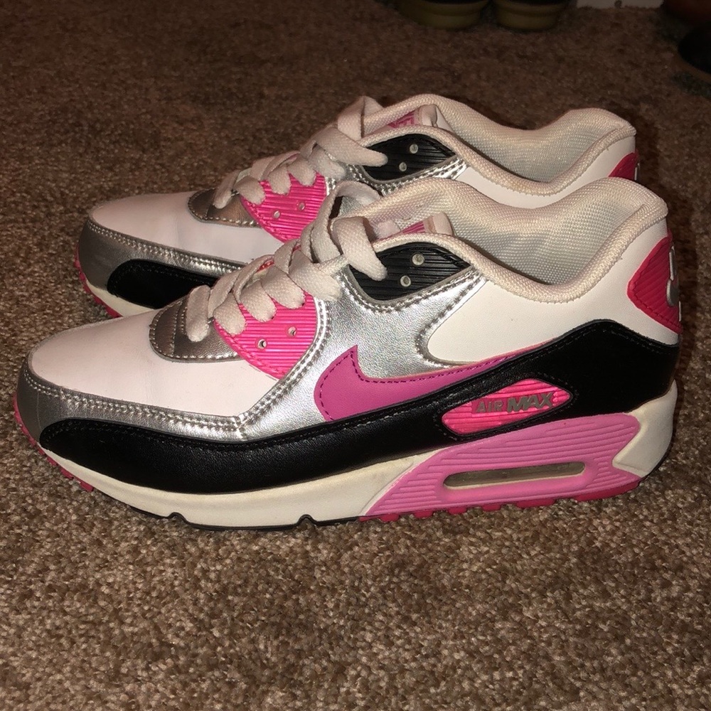 Women’s Nike Air Max - Pink/Silver/White/Black